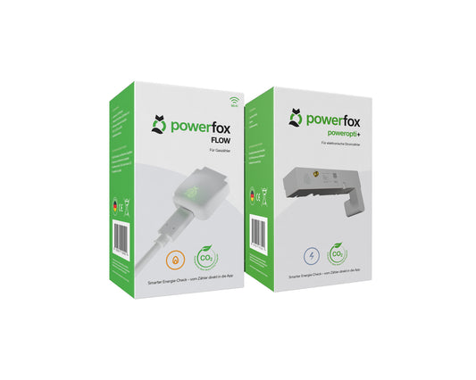 powerfox Bundle - FLOW & poweropti+ | Doppelte Kontrolle, doppelter Komfort