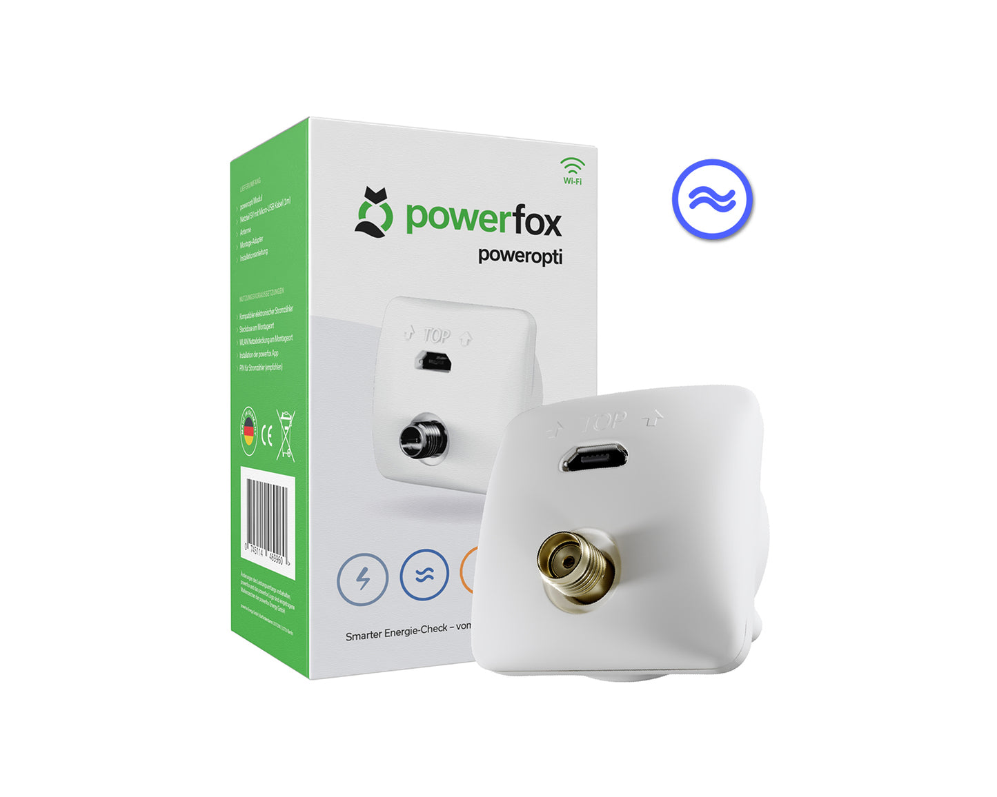 poweropti - Modul zum Auslesen von Wasserzählern & Wasserverbrauch in Echtzeit messen